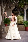 Raas White Colour Pure Rayon Lehenga With Blouse Nnk1625